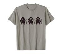 3 trois singes rien entendre voir dire trois singes T-Shirt