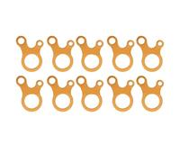 3 Trous Corde tendeur de Ligne de Ligne de Ligne de Corde de Cordon de Serrage de Serrage de serreurs de Guy Runners Crochet Combinaison Combinaison de Camping creuset Ride Boucle (Or)