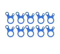 3 Trous Corde tendeur de Ligne de Ligne de Ligne de Corde de Cordon de Serrage de Serrage de serreurs de Guy Runners Crochet Combinaison Combinaison de Camping creuset Ride Boucle (Bleu)