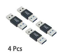 3 types de kits d'adaptateur USB 3.0, USB 3.0 femelle à femelle et mâle à mâle, connecteur de coupleur d'extension de conversion à grande vitesse-4PCS M-M