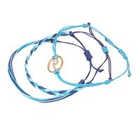 3 uds mujeres verano playa mar ola plage pulsera brazalete ajustable joyería regalo creativo utile et professionnel