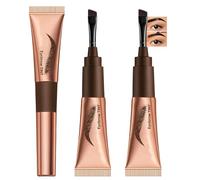 3 Unidades Tinte Cejas Peel Off, Marrón Gel Tatuaje Cejas Semi-permanente, Resistente y Antimanchas Tattoo Brow Peel-Off, Dura 3 Días (Marrón Cacao)