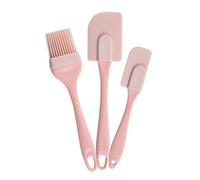 3 Unids/Set Utensilios De Cocina Suministros De Cocina Multi Propósito/Azul/Rosa Pastel Espátula Herramientas Para Hornear De Silicona/Pp Non-Stick Raspador De Cepillo