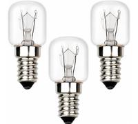 3 Unité E14 Ampoule Four, T22 25W Lampe de Four Résistante à 300 Degré 2700K Blanc Chaud AC220V-240V, Petite vis Edison Ampoule Lampes pour Micro-ondes Four Lampe à Sel Hotte de Cuisine Réfrigérateurs