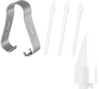 [3 Unités] Original Felt Souple Pointes de Remplacement pour Samsung S Pen Galaxy Tab S6 Lite/S10 FE/S10 FE+ Plus/S10 Ultra/S10+ Plus/S9 FE+ Plus/S9+ Plus/S9 FE/S9/S9 Ultra/S8/S7, Blanc