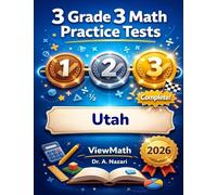 3 Utah RISE Grade 3 Math Practice Tests: Full-Length Test Prep with Detailed Answer Explanations