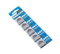 3 V Coin Battery Pack - Insérez 5 piles bouton, cellules rondes compactes d'énergie précise | Piles longue durée pour montres, télécommandes, calculatrices, petits appareils électroniques et appareils