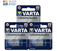 3 VARTA V4034PX 4LR44 Batteries Alkalines 6V Pack De Blister 1BL Neuf