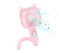3 vitesses - Portable Foldable Cooling Device | Flexible Stroller Access | Trépied flexible design Mounts Securely To Strollers; Trois réglages de vitesse réglables pour fournir des sensations