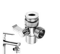 3 Voies Soupape avec Rondelle M22 x M24 Inverseur Douche Diverter Vanne de Rechange en Laiton pour les Salles de Bains les Robinets de Lavabo les Vannes de Douche