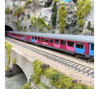 3 voitures Corail VTU B11tu, "OUIGO", SNCF, Ep. VI - ROCO 6200025 - HO 1/87