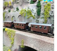 Roco 34103 H0e Lot de 3 Voitures particulières à Voie étroite de la ÖBB
