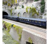 3 voitures voyageurs de type A, AB et B, "Blokkendoos", NS, Ep. III - ROCO 62000