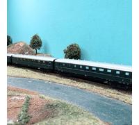 3 voitures voyageurs grandes lignes, version vert foncé, ÖBB, Ep. III - MARKLIN