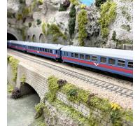 3 voitures voyageurs type A et B, pour train "Inter-Regio", SJ, Ep. V - MARKLIN
