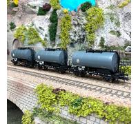 3 wagons citernes 2 essieux "EVA" DB, Ep IV - ROCO 76005 - HO 1/87