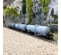 3 wagons-citernes, Eva DB Ep IV - N 1/160 - FLEISCHMANN 848029