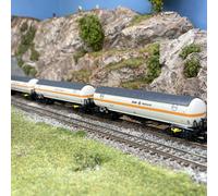 3 wagons citernes Zags, "EVA et DSM Holland", DB, Ep V - FLEISCHMANN 849119 - N