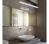 Applique Murale LED Lampe Métal Chrome Spot Interrupteur Mobile Salon Chambre à Coucher