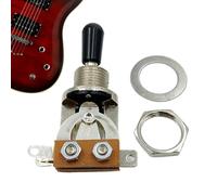 3 Way Guitar Switch, Precise Pickup Selector, Anti-Slip Control with Durable Build, Guitar Replacement Part with Smooth, Musical Accessory with Professional Design, Instrument Tool