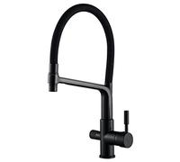 3-Way Kitchen Faucet, Brass, 3-in-1, Swivel, Multifunction, Sink Faucet, White