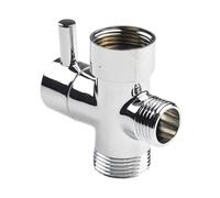 3 Way Shower Diverter Shower Faucet Diverter Valve Shower Nozzle Switch One-Point Two-Connector Converter For Shower Head NWPNLXEA