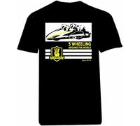 3 Wheeling T-Shirts Official 3 Wheeling Around The World Sidecar Racing Tee Manches Courtes(Small)