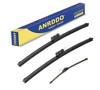 3 Wipers Factory Replacement For 2007-2012 2013 2014 2015 2016 2017 VW Volkswagen Tiguan Original Equipment Windshield Wiper Blades Set 24"+21"+13" (Set of 3) Top Lock