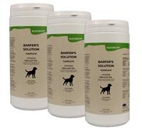 3 x 1 kg de Lecker.Pet® Barfer's Solution Complete Universal Nutritional Mix en poudre pour chiens