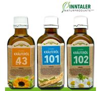 3 x 100 ML Huile à Base D'Herbes Set Pharmacie Massage Soin Parfum 3 Sortes