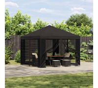 vidaXL Pavillon 3 x 3 m Bleu Polyester et Acier 190