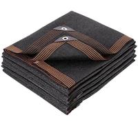 3 x 4 m Telo Ombreggiante Imperméable avec Occhielli - 90 % de protection solaire pour balcon Giardino Rete Antigrandine - Vela Ombreggiante Nera di Alta Qualità