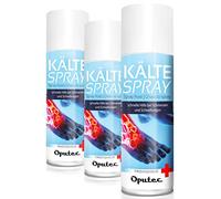 3 x 400ml Oputec Spray froid Sport : Spray de premiers secours en cas de blessures sportives, de douleurs et d'enflures (classique) - Spray réfrigérant médical pour chaque kit de premiers secours