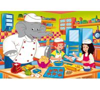 3 x 48 pièces Schmidt Spiele Kinder Puzzle Benjamin Blümchen Im Einsatz 56209