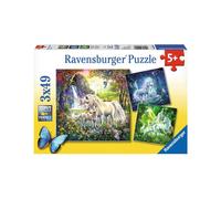 3 x 49 pièces Ravensburger Kinder Puzzle Les belles licornes 09291