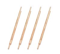 3 x 50 mm Batterie au lithium Soudeur Pieds de soudage Broche Aiguille Pointe Électrode Accessoires 4 X Aiguille Détartreur Pince à nez en Oxyde d'aluminium Pointe en cuivre pour Wedling-Welder