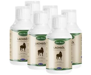 3 x 500 ml Lyra Horse® 100 % huile de saumon pour chevaux