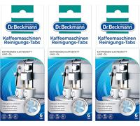 3 x 6 Dr.Beckmann Cafetière Pastilles Nettoyantes