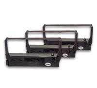 3 x bande d'encrage vhbw de type ERC-23, C43S015360, ERC-23B pour imprimante matricielle Panasonic 7000-P 100 WP, P 100 WP, PM 300.