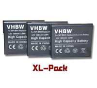 3 x batteries vhbw Set 600mAh pour caméra Sony Cyber-Shot DSC-WX220 comme NP-BN1