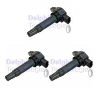 3 x Bobine d'allumage DELPHI pour Bouchon de bloc-moteurT FORTWO II
