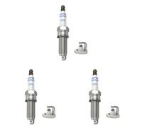 3 x Bougie d'allumage BOSCH pour HYUNDAI, KIA, Bouchon de bloc-moteurT ACCENT