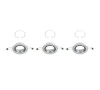 3 X Briloner Spot Encastré Lampe Aluminium Ø8 , 6cm Max. 35W GU10 Pivotant