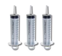 3 x bulle seringue de Romed blessure médicale seringue emballé 100 ml Seringue bulle stérile