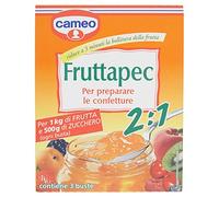 3 x Cameo Fruttapec Gusto Equilibrato préparés pour confiture maison 75 g ( contient 3 sachets de 25 g )