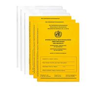 3 x Carnets de Vaccination Internationaux avec Housse de Protection Étanche Carnet Vaccinal Multilingue OMS STIKO