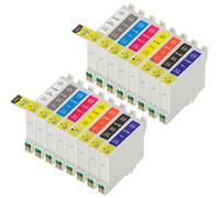 3 x Cartouche d'encre avec puce compatible Epson 16, 16XL, C13T16264010, C13T16364010 pour imprimantes WorkForce WF-2010W, WorkForce WF-2510WF, WorkForce WF-2520NF, WorkForce WF-2530WF, WorkForce