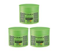 3 x cire à cheveux Fonex Matte Look 100 ml - cire à cheveux mate pour tous le...
