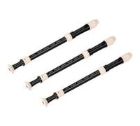 3 x Classic Cantabile flûte alto baroque en fa, F200B en plastique set