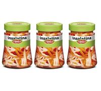 3 x D'Amico Insalatina Aromatizzata all'aceto di vino Salade aromatisée au vinaigre de vin 300 g Mélange de légumes